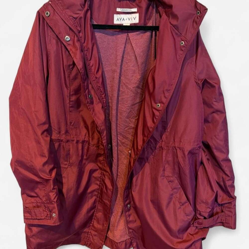 Ava & Viv Women's Burgundy and Red Jacket
